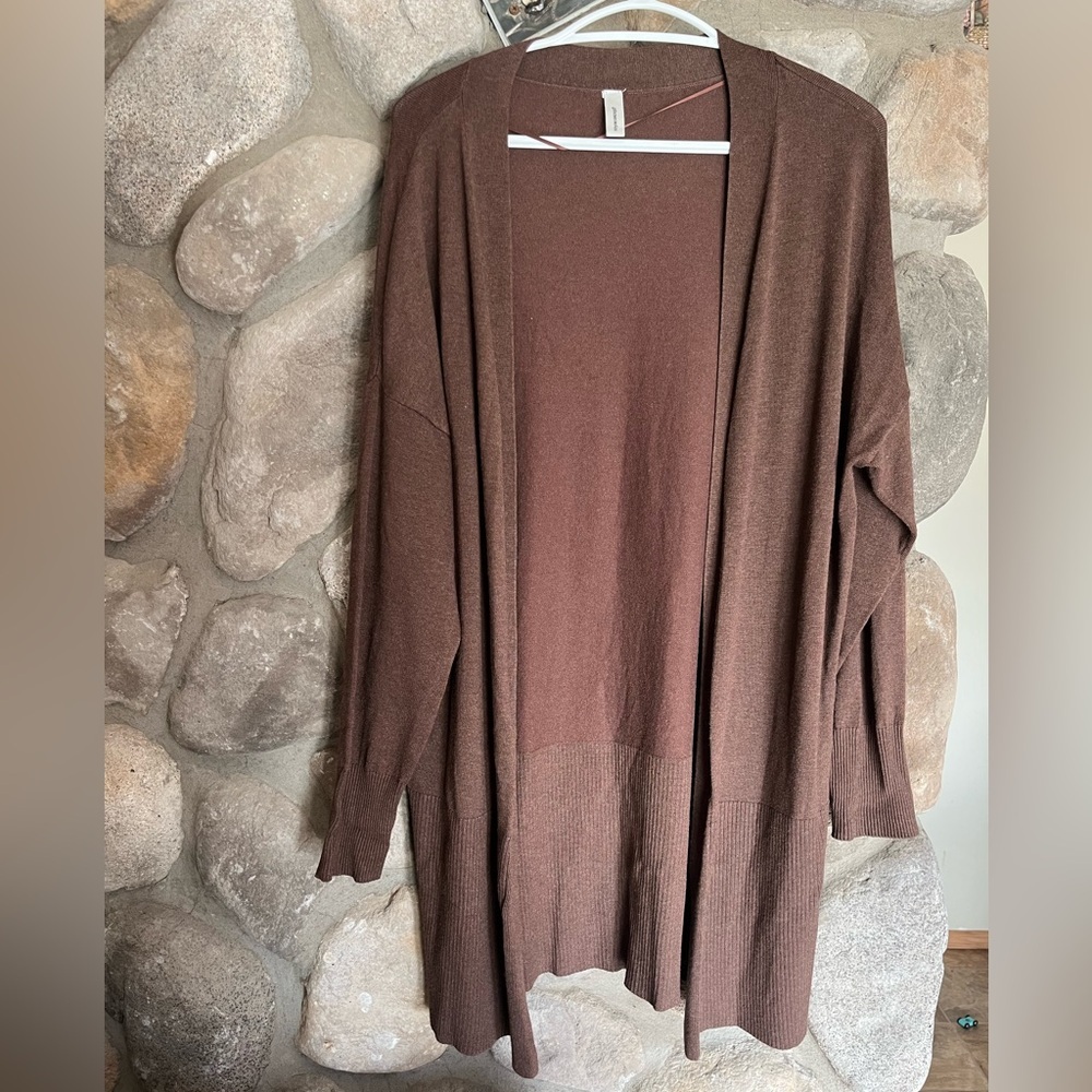 Soyaconcept Brown Cardigan Women’s Size XL minimalist